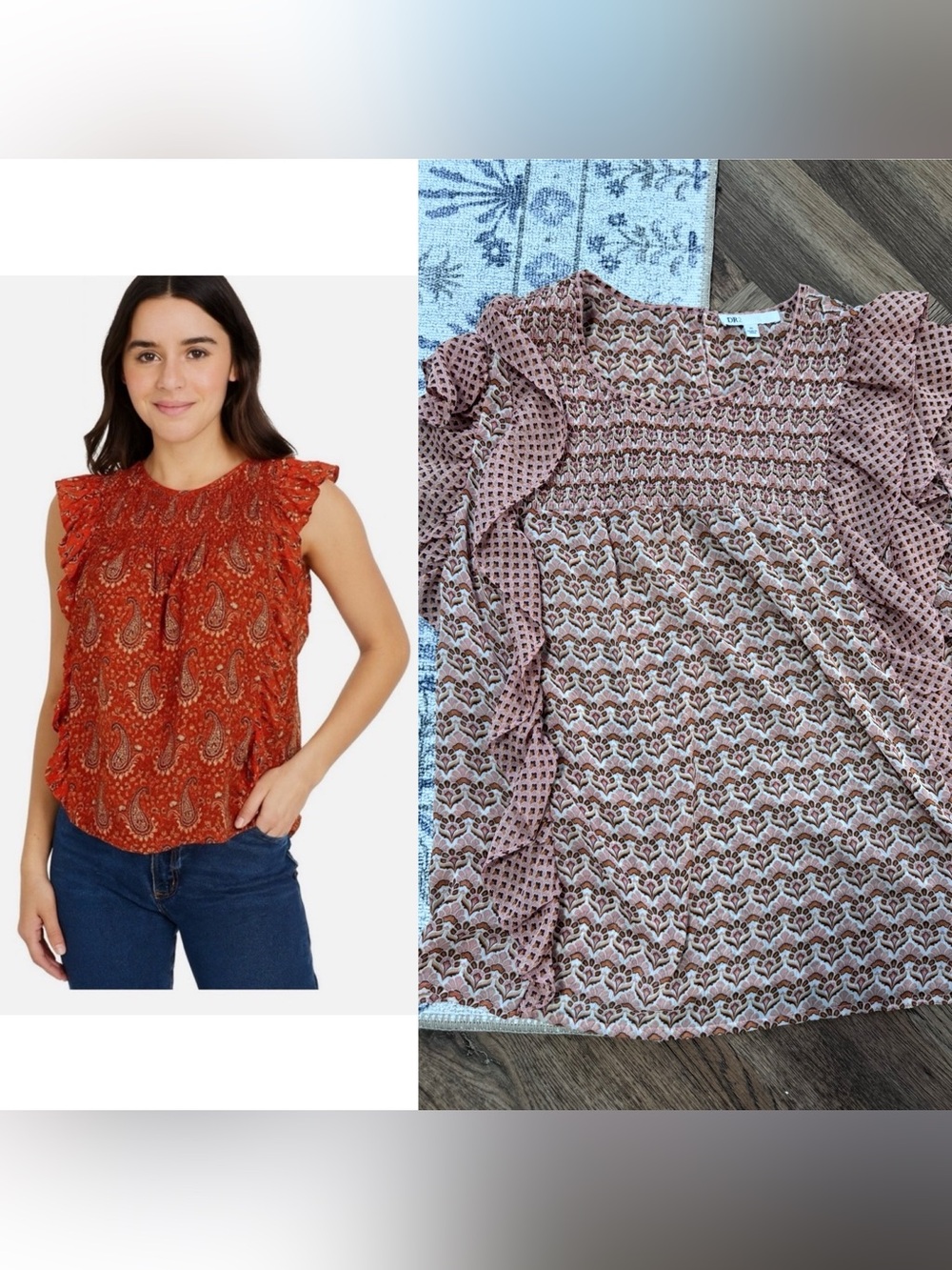 DR2 Ruffle Sleeveless Blouse